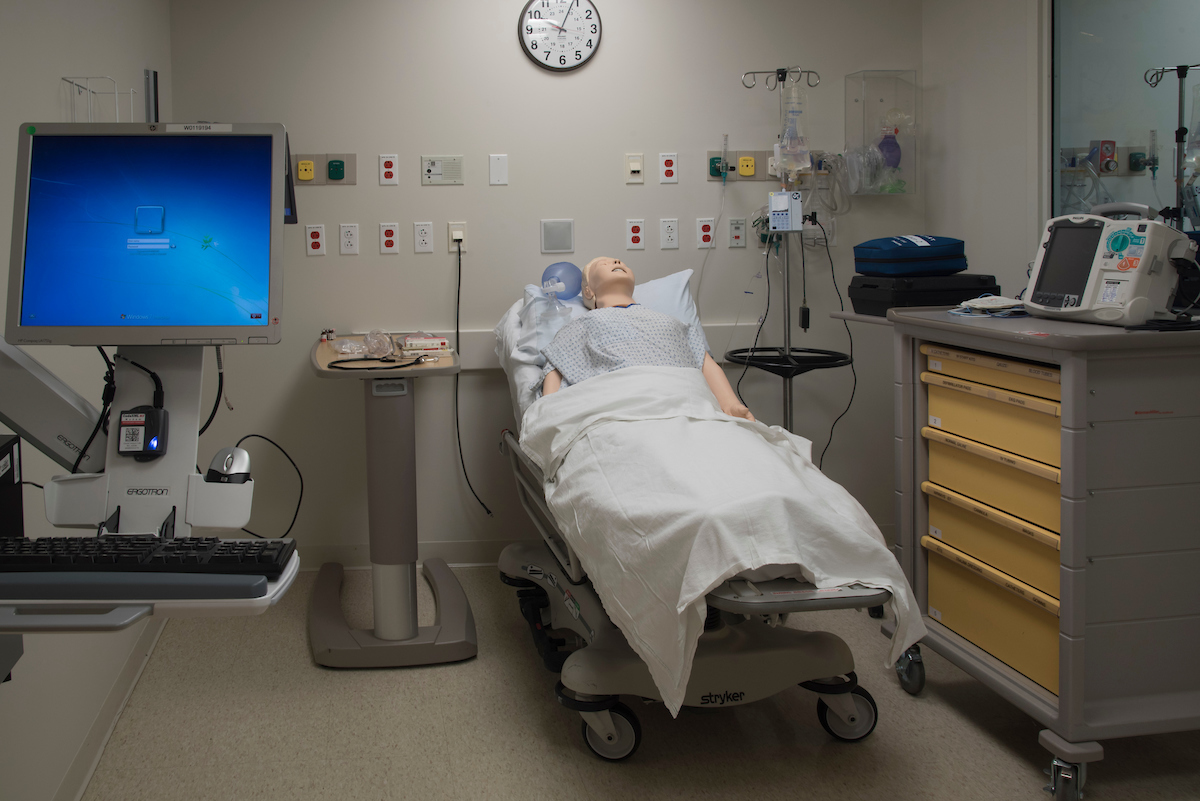 Shipley Simulation Center manikin