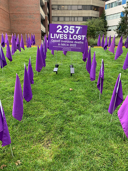 purple flag opiod overdose week at NWH